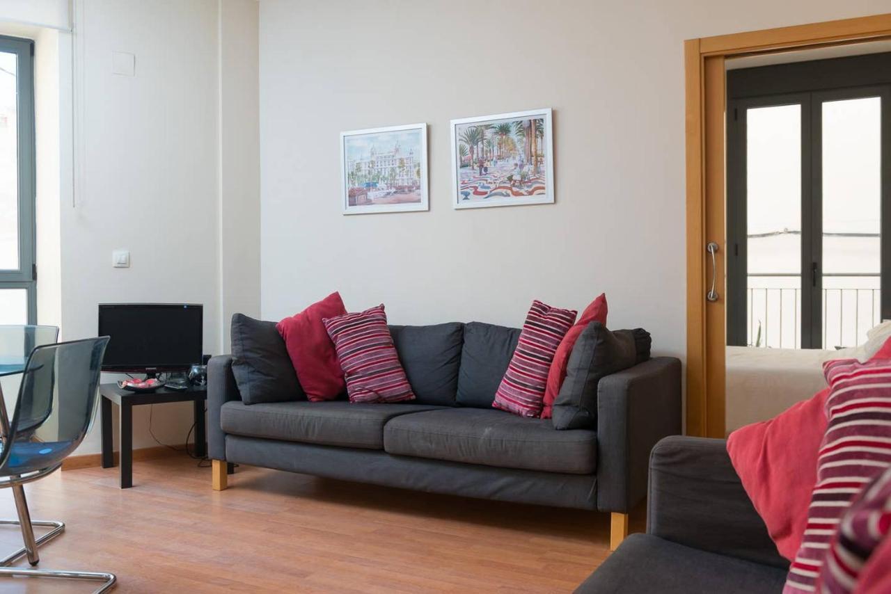 Alc - Modern 2 Bed Apartment In Historic Centre Alicante Eksteriør billede